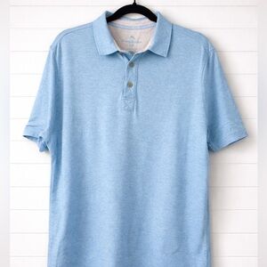 Tommy Bahama Light Blue Short-Sleeve Polo